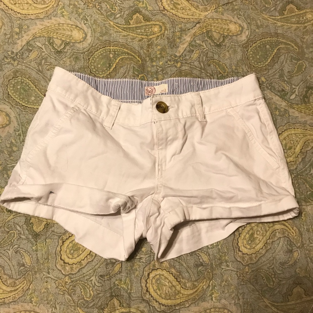 White shorts